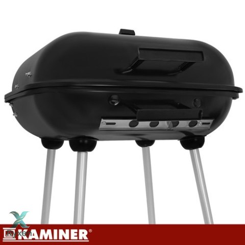 Grill ogrodowy z pokrywą53x77x46cm Kaminer KAMINER