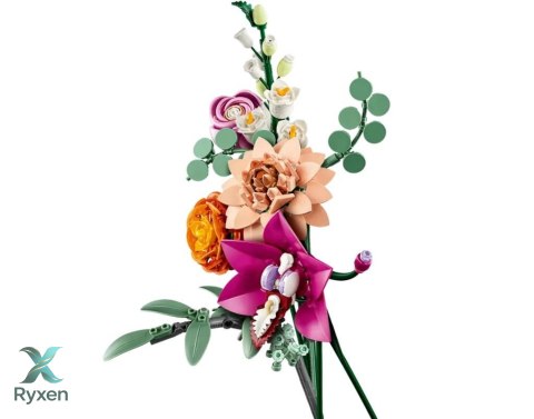 Klocki botanicals 10342 piękny bukiet różowych kwiatów LEGO