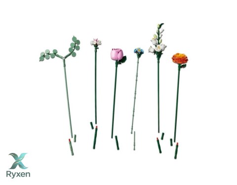 Klocki botanicals 10342 piękny bukiet różowych kwiatów LEGO