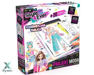 Podświetlana tablica do projektowania - projekt moda EPEE