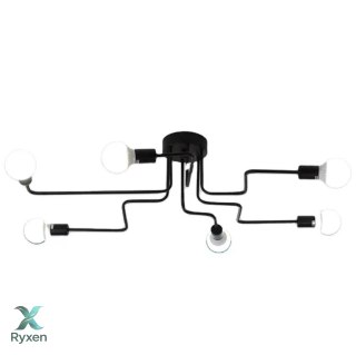ZD74F Lampa sufitowa 6 ramion żyrandol ATL