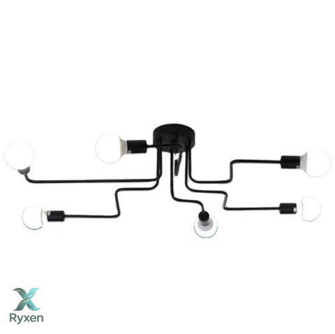 ZD74F Lampa sufitowa 6 ramion żyrandol ATL