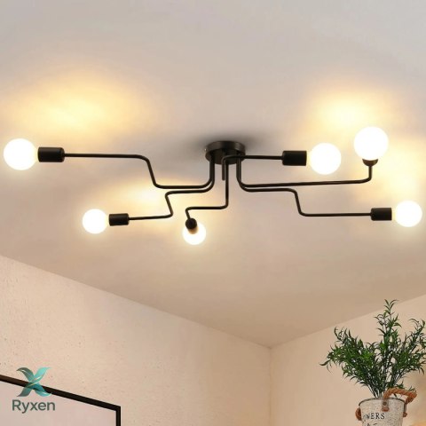 ZD74F Lampa sufitowa 6 ramion żyrandol ATL