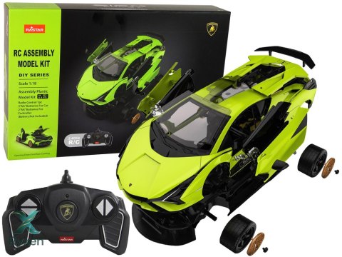 Zestaw Klocki Konstrukcyjne Auto RC Lamborghini Sian FKP 37 Rastar 1:18 RASTAR