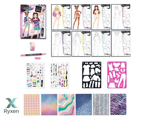 Zestaw kreatywny projekt moda, portfolio EPEE