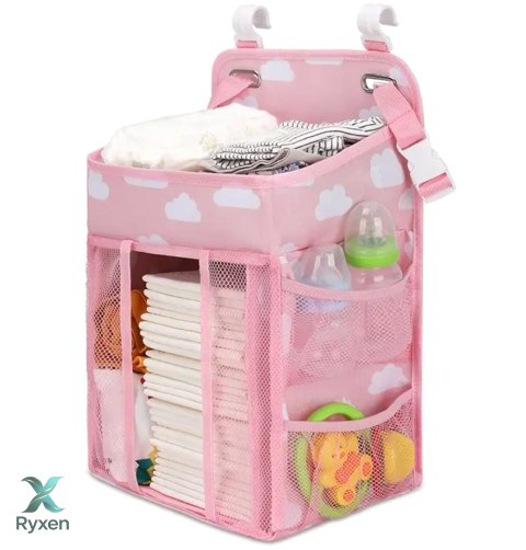 AG637C Organizer do łóżeczka różowy ATL