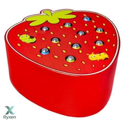 Gra drewniana truskawka 22411 KRUZZEL
