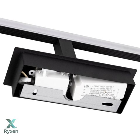 ZD122 Lampa led nad lustro 60cm black ATL