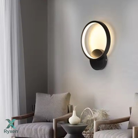 ZD132 Kinkiet led 12w czarny ATL