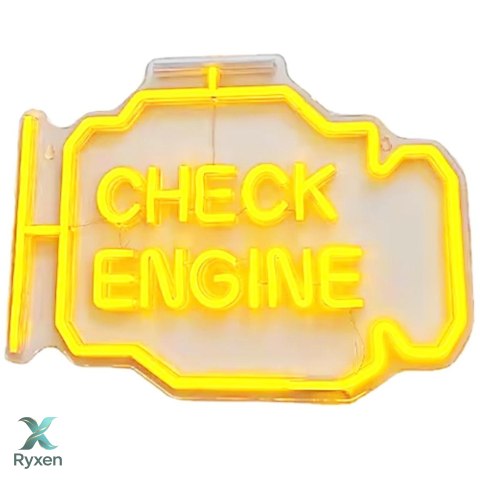 ZD135 Check engine neon led 30x22 ATL