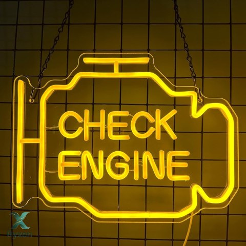 ZD135 Check engine neon led 30x22 ATL