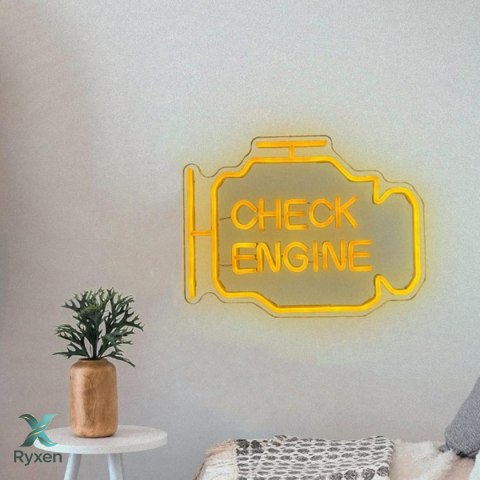 ZD135 Check engine neon led 30x22 ATL