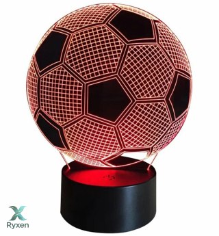 ZD98 Lampka nocna piłka nożna 3d led ATL