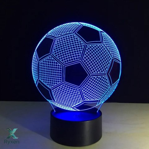 ZD98 Lampka nocna piłka nożna 3d led ATL