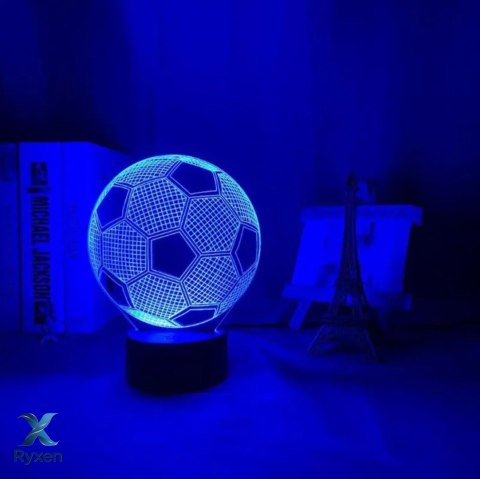 ZD98 Lampka nocna piłka nożna 3d led ATL