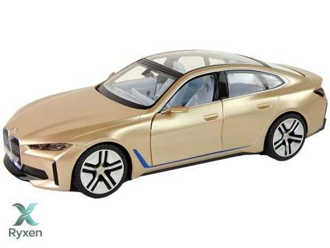 Auto BMW I4 Samochód Zdalnie Sterowany RC Rastar Złoty 1:14 RASTAR