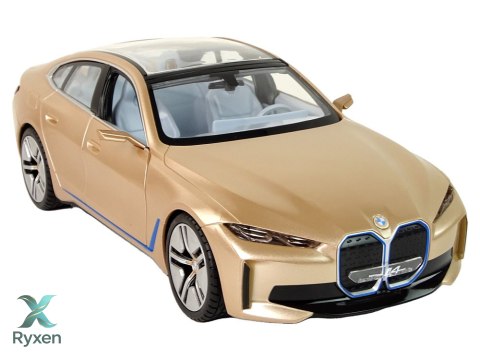 Auto BMW I4 Samochód Zdalnie Sterowany RC Rastar Złoty 1:14 RASTAR