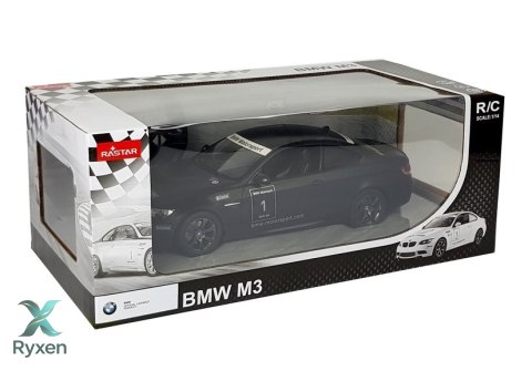 Auto BMW M3 Samochód Sportowy Zdalnie Sterowany RC Rastar Czarny 1:14 RASTAR