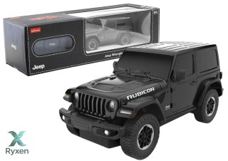 Auto JEEP Wrangler JL Rubicon Zdalnie Sterowany RC Rastar Czarny 1:24 RASTAR