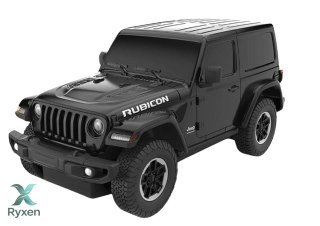 Auto JEEP Wrangler JL Rubicon Zdalnie Sterowany RC Rastar Czarny 1:24 RASTAR