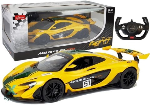 Auto McLaren P1 GTR Samochód Zdalnie Sterowany RC Rastar Żółty 1:14 RASTAR