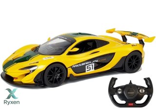 Auto McLaren P1 GTR Samochód Zdalnie Sterowany RC Rastar Żółty 1:14 RASTAR