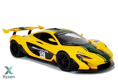 Auto McLaren P1 GTR Samochód Zdalnie Sterowany RC Rastar Żółty 1:14 RASTAR