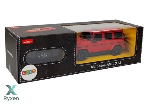 Auto Mercedes AMG G63 Samochód Zdalnie Sterowany RC Czerwony 1:24 RASTAR