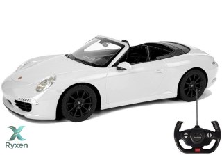 Auto Porsche 911 Carrera S Samochód Zdalnie Sterowane RC Rastar Białe 1:12 RASTAR