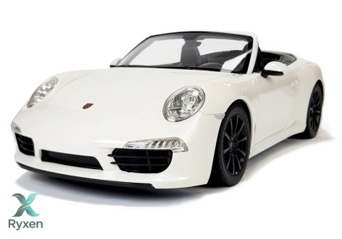 Auto Porsche 911 Carrera S Samochód Zdalnie Sterowane RC Rastar Białe 1:12 RASTAR