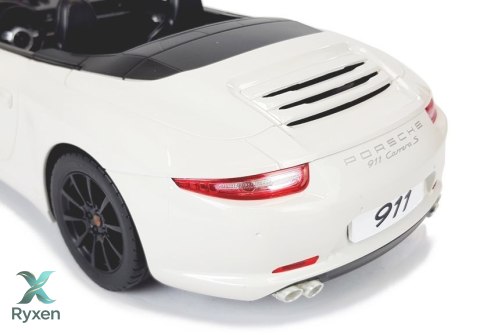 Auto Porsche 911 Carrera S Samochód Zdalnie Sterowane RC Rastar Białe 1:12 RASTAR
