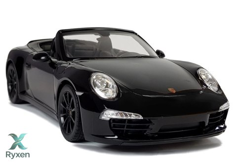Auto Porsche 911 Carrera S Samochód Zdalnie Sterowane RC Rastar Czarny 1:12 RASTAR