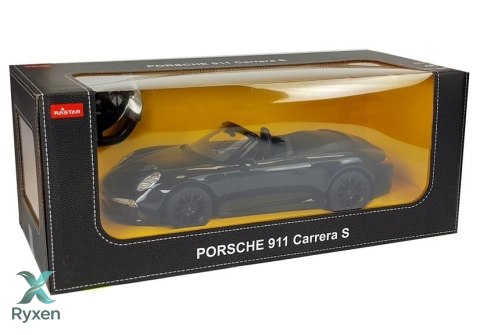Auto Porsche 911 Carrera S Samochód Zdalnie Sterowane RC Rastar Czarny 1:12 RASTAR