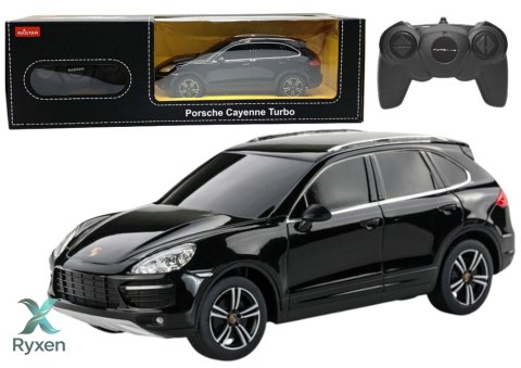Auto Porsche Cayenne Turbo Samochód Zdalnie Sterowany RC Rastar Czarne 1:24 RASTAR