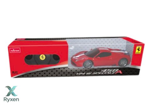 Auto Sportowe Ferrari 458 Speciale Zdalnie Sterowane RC Czerwone 1:24 RASTAR