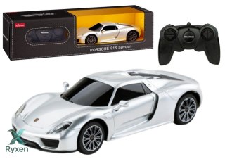 Auto Sportowe RC 1:24 Zdalnie Sterowane Porsche 918 Spyder Srebrne RASTAR
