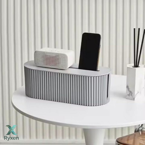 DA444 Organizer pudełko na kable szary ATL