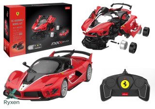Klocki Konstrukcyjne Auto RC Rastar 1:18 Ferrari FXXK EVO Czerwone 88 el. RASTAR