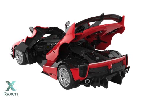 Klocki Konstrukcyjne Auto RC Rastar 1:18 Ferrari FXXK EVO Czerwone 88 el. RASTAR