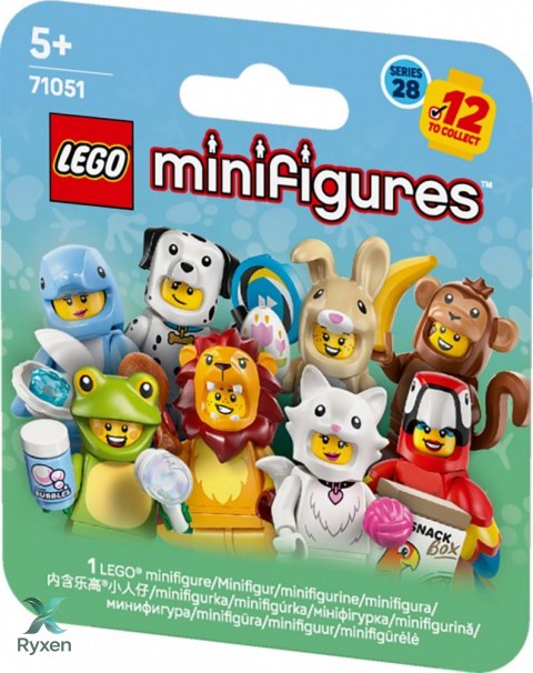 Klocki minifigures 71051 minifigurki seria 28 - zwierzęta (sztuka) LEGO