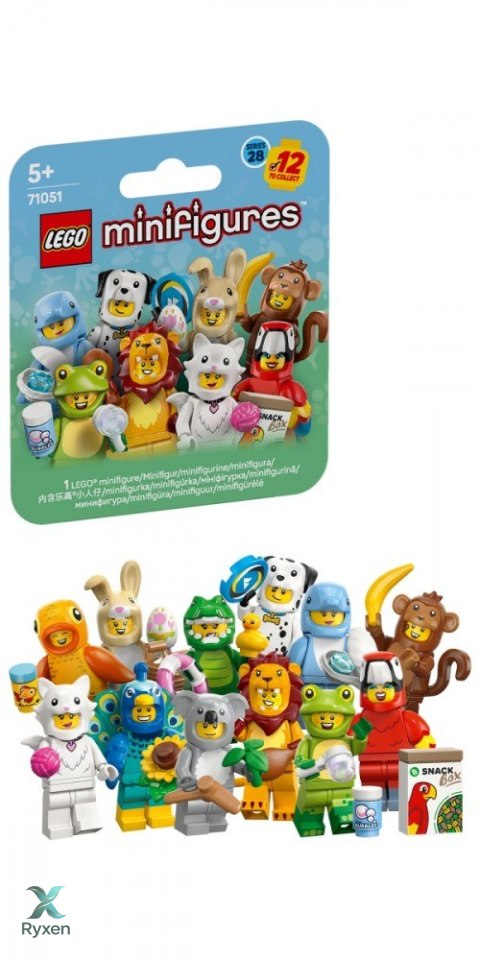 Klocki minifigures 71051 minifigurki seria 28 - zwierzęta (sztuka) LEGO