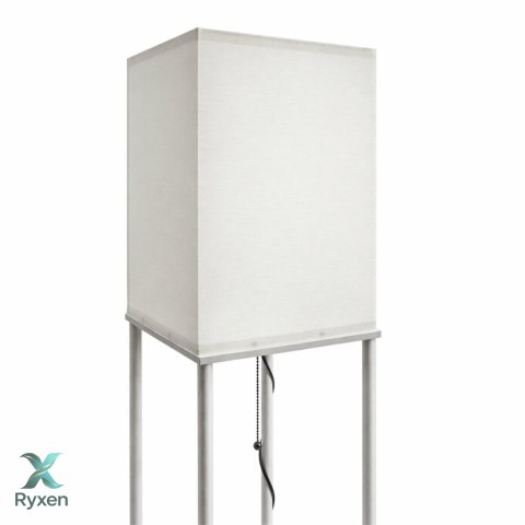 ZD178A Stojąca lampa podłogowa z półką e27 biała 160cm ATL