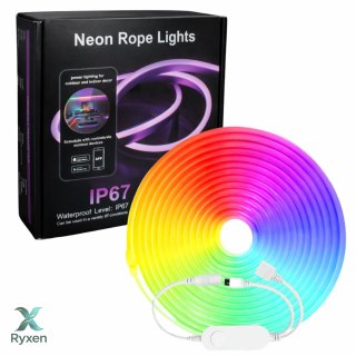 ZD189 Taśma neon led 15m rgb + pilot ATL