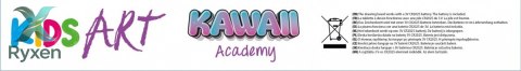 Zestaw kids art - laboratorium kawaii LISCIANI