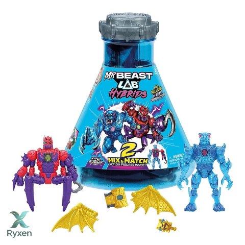 Figurki mr beast lab - hybrydy multipack COBI