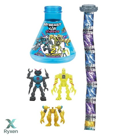Figurki mr beast lab - hybrydy multipack COBI