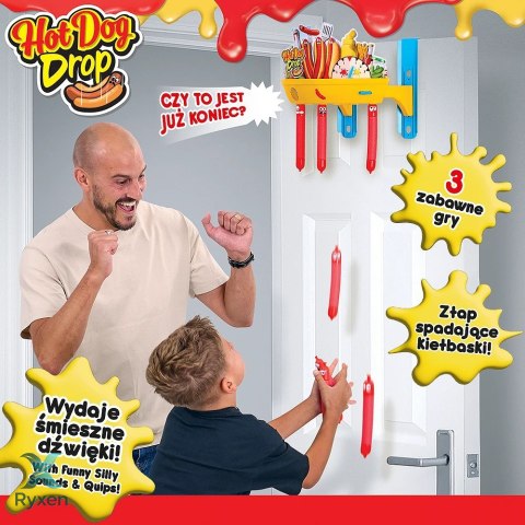 Gra hot dog drop spadające kiełbaski COBI