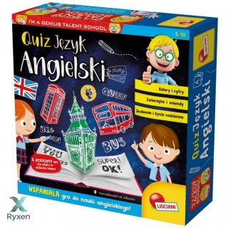 Gra im a genius quiz język angielski LISCIANI