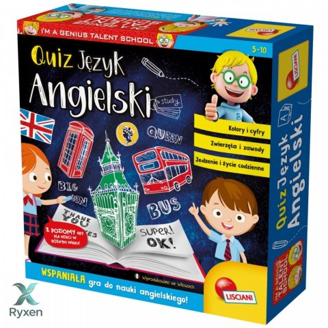 Gra im a genius quiz język angielski LISCIANI