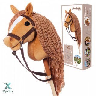 Koń na kiju hobby horse hoppihorse a3 chestnut - brąz, maść kasztanowata TOOTINY